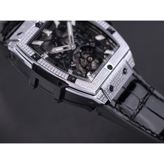 Hublot-MP06 Spirit of Big Bang Dia Diam SS/LE Wht JBF Asia Tourbillon