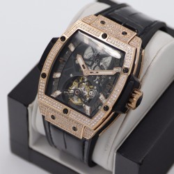 Hublot-MP06 Spirit of Big Bang RG/LE White Diam JBF Asia Tourbillon