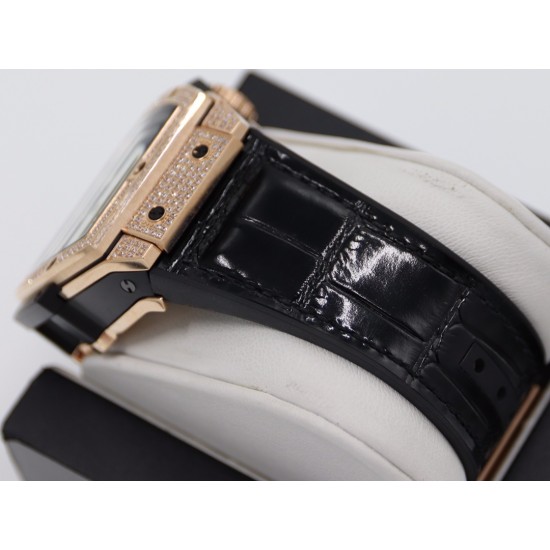 Hublot-MP06 Spirit of Big Bang RG/LE White Diam JBF Asia Tourbillon