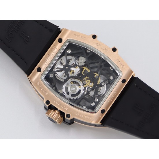 Hublot-MP06 Spirit of Big Bang RG/LE White Diam JBF Asia Tourbillon