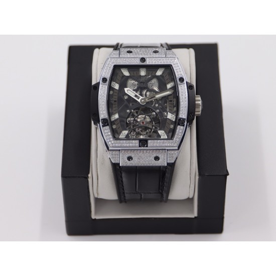 Hublot-MP06 Spirit of Big Bang Dia Diam SS/LE Wht JBF Asia Tourbillon