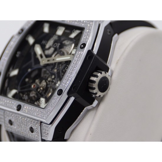 Hublot-MP06 Spirit of Big Bang Dia Diam SS/LE Wht JBF Asia Tourbillon