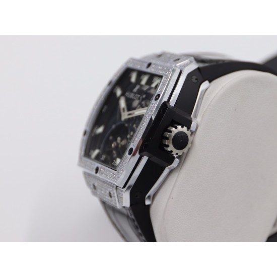 Hublot-MP06 Spirit of Big Bang Dia Diam SS/LE Wht JBF Asia Tourbillon