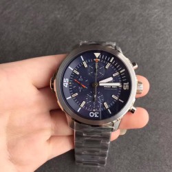 IWC-Aquatimer Chronograph 44mm SS/SS Blue Dial V6F A7750