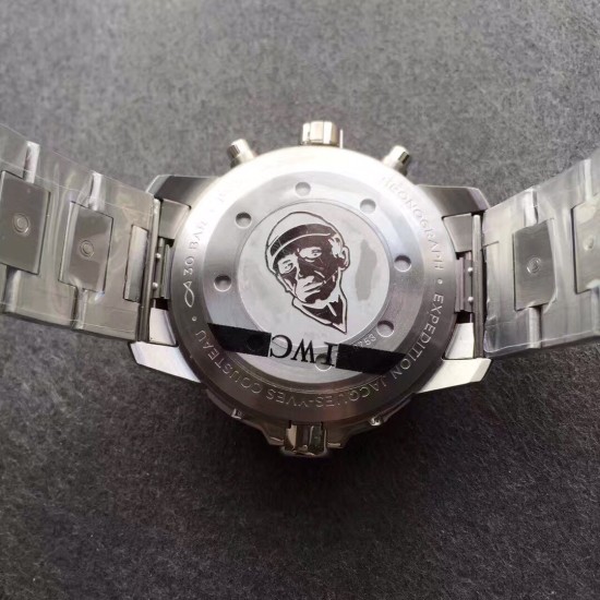 IWC-Aquatimer Chronograph 44mm SS/SS Blue Dial V6F A7750