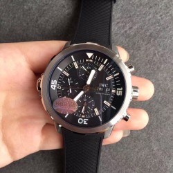 IWC-Aquatimer Chrono 44mm Black/Stk SS/RU V6F A7750