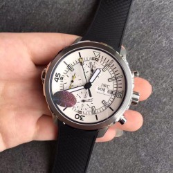 IWC-Aquatimer Chronograph 44mm SS/RU White Dial V6F A7750