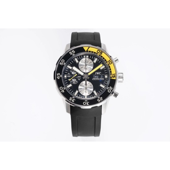 IWC-Aquatimer Chronograph IW376711 44mm Black SS/RU BLSF A7750
