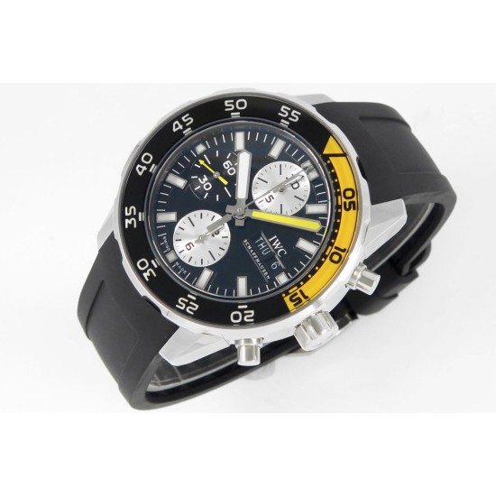 IWC-Aquatimer Chronograph IW376711 44mm Black SS/RU BLSF A7750