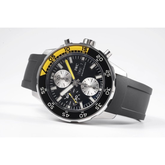 IWC-Aquatimer Chronograph IW376711 44mm Black SS/RU BLSF A7750