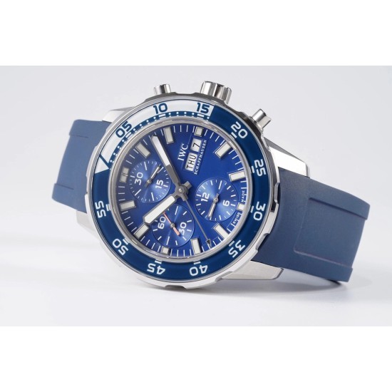 IWC-Aquatimer Chronograph IW376711 44mm Blue SS/RU BLSF A7750