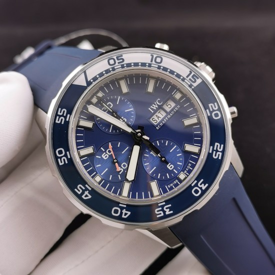 IWC-Aquatimer Chronograph IW376711 44mm Blue SS/RU BLSF A7750