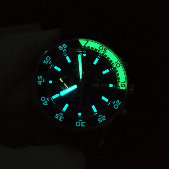 IWC-Aquatimer Chronograph IW376711 44mm Blue SS/RU BLSF A7750