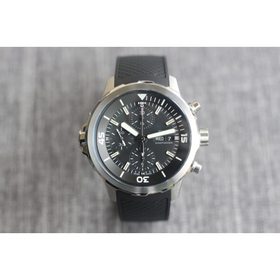 IWC-Aquatimer Chrono 44mm Black/Stk SS/RU V6F A7750