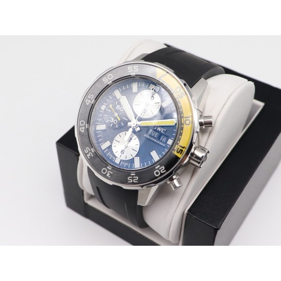 IWC-Aquatimer Chronograph IW376711 44mm Black SS/RU BLSF A7750