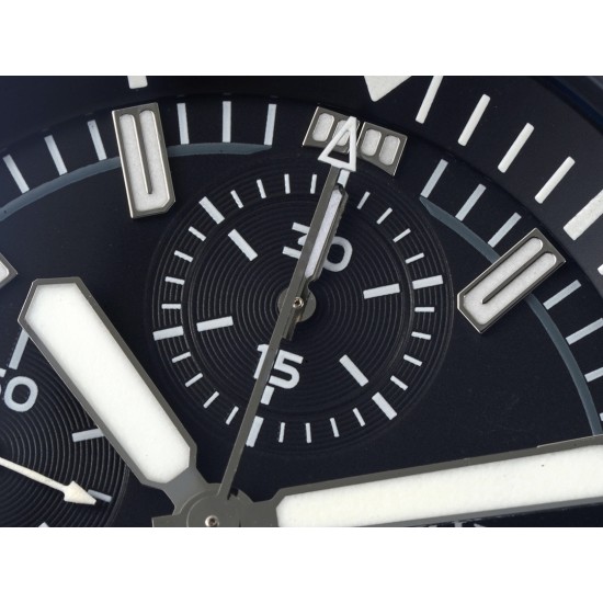 AquaTimer IW3290 44mm SS/RU Black/Stk RSF A2892