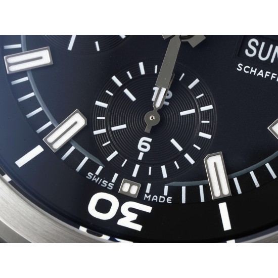 AquaTimer IW3290 44mm SS/RU Black/Stk RSF A2892