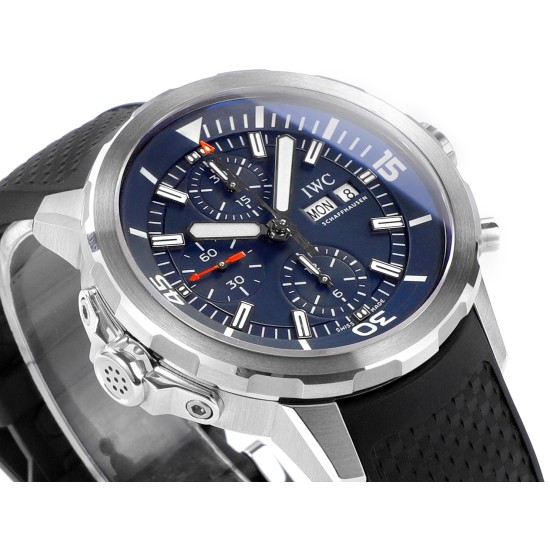 IWC-Aquatimer Chrono 44mm Blue/Stk SS/RU KTS A7750