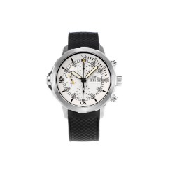 IWC-Aquatimer Chrono 44mm White/Stk SS/RU KTS A7750