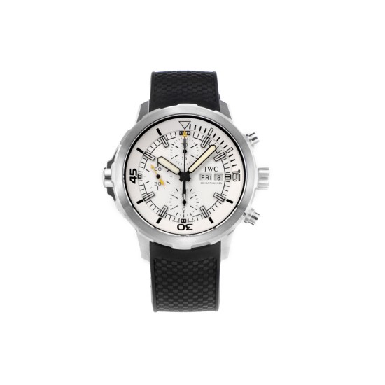 IWC-Aquatimer Chrono 44mm White/Stk SS/RU KTS A7750