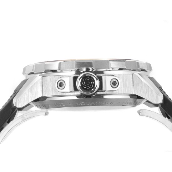 IWC-Aquatimer Chrono 44mm White/Stk SS/RU KTS A7750