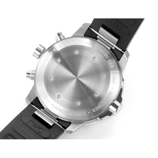 IWC-Aquatimer Chrono 44mm White/Stk SS/RU KTS A7750