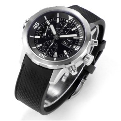 IWC-Aquatimer Chrono 44mm Black/Stk SS/RU KTS A7750