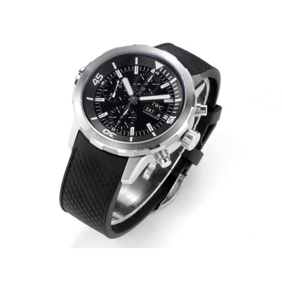 IWC-Aquatimer Chrono 44mm Black/Stk SS/RU KTS A7750