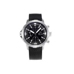 IWC-Aquatimer Chrono 44mm Black/Stk SS/RU KTS A7750