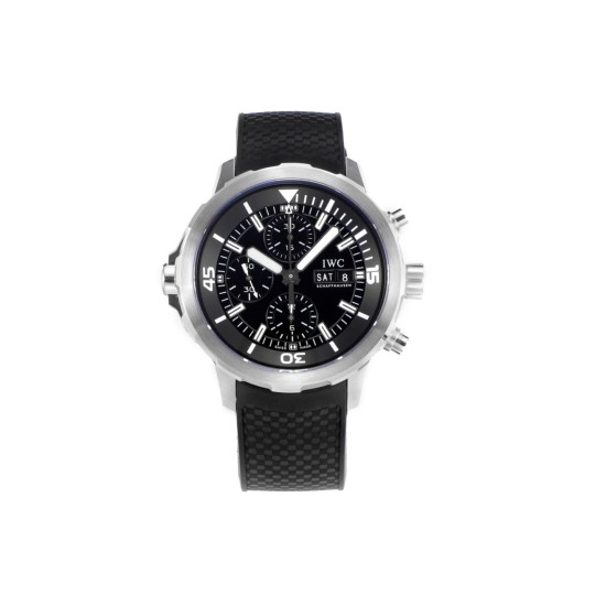 IWC-Aquatimer Chrono 44mm Black/Stk SS/RU KTS A7750
