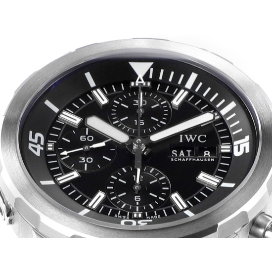 IWC-Aquatimer Chrono 44mm Black/Stk SS/RU KTS A7750
