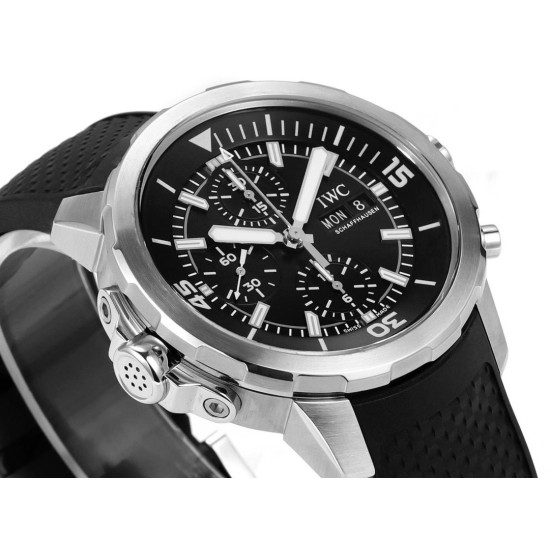IWC-Aquatimer Chronograph IW379503 44mm SS/RU Black N1F A7750