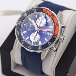 IWC-Aquatimer Chronograph IW376711 Blue/Orange Bezel Blue Dial SS/RU IWSF A7750