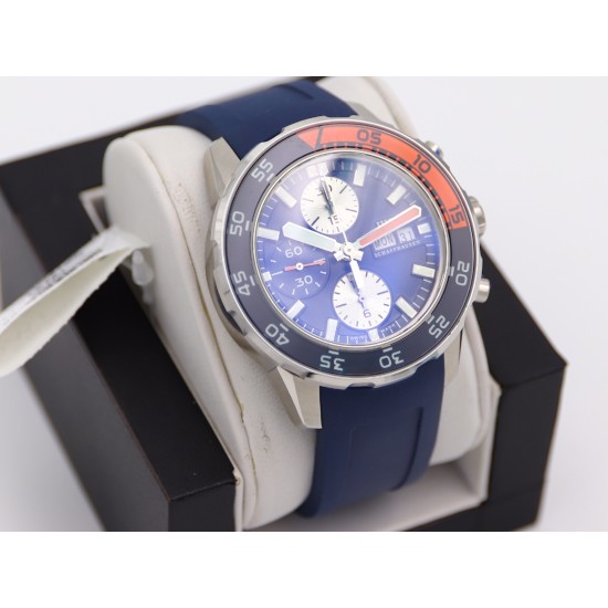 IWC-Aquatimer Chronograph IW376711 Blue/Orange Bezel Blue Dial SS/RU IWSF A7750