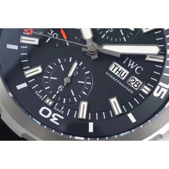 IWC-Aquatimer Chrono 44mm Black/Stk SS/RU NSF A7750