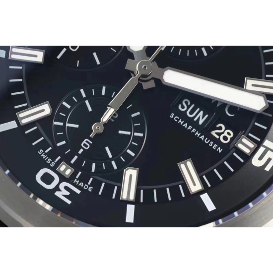 IWC-Aquatimer Chrono 44mm Black/Stk SS/RU NSF A7750