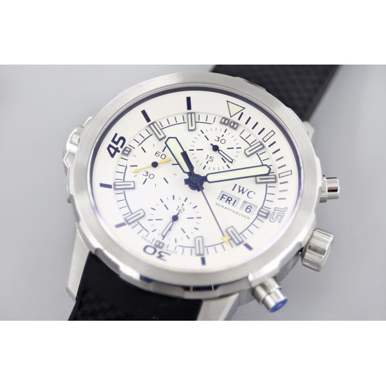 IWC-Aquatimer Chrono IW376805 44mm White/Stk SS/RU NSF A7750