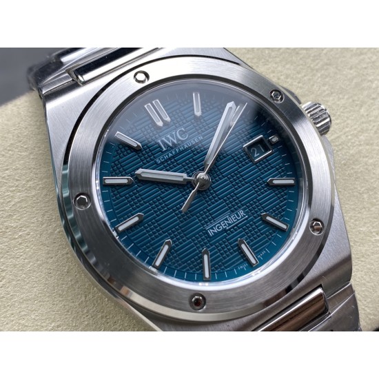 IWC-Ingeniuer Automatic 40mm SS/SS Patterned Blue Dial GHF A2892