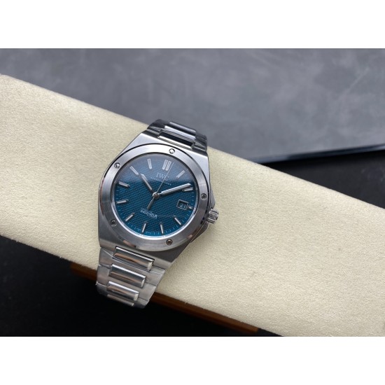 IWC-Ingeniuer Automatic 40mm SS/SS Patterned Blue Dial GHF A2892