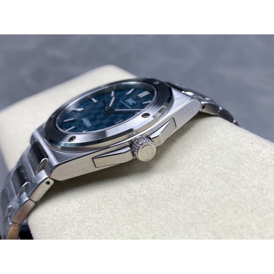 IWC-Ingeniuer Automatic 40mm SS/SS Patterned Blue Dial GHF A2892