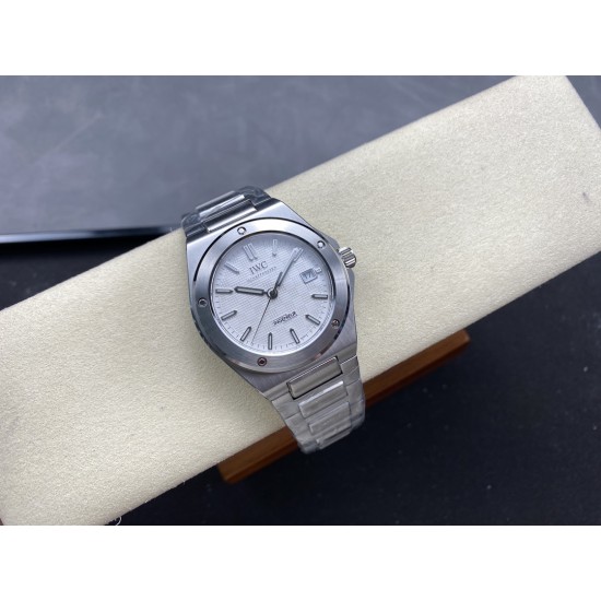 IWC-Ingeniuer Automatic 40mm SS/SS Patterned White Dial GHF A2892