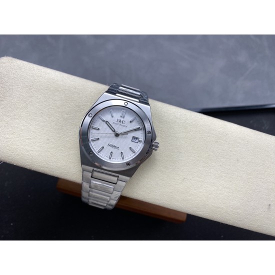 IWC-Ingeniuer Automatic 40mm SS/SS Patterned White Dial GHF A2892