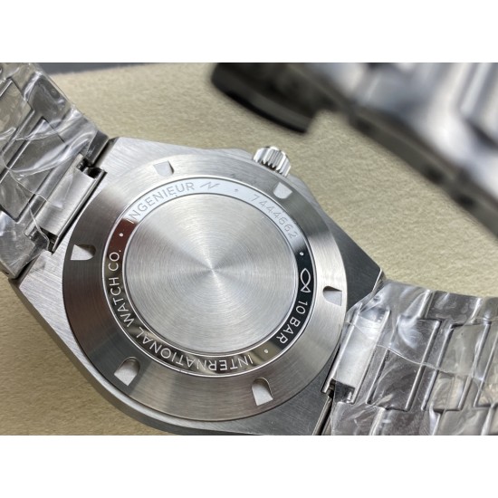 IWC-Ingeniuer Automatic 40mm SS/SS Patterned White Dial GHF A2892