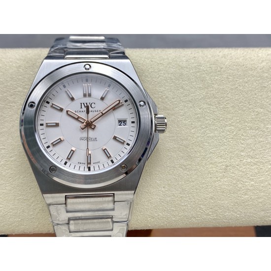 IWC-Ingeniuer Automatic 40mm SS/SS White Dial GHF A2892