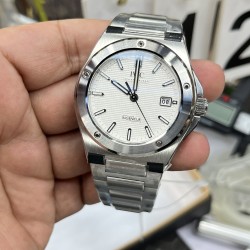 IWC-Ingeniuer Automatic 40mm SS/SS Patterned White Dial V7F A2892
