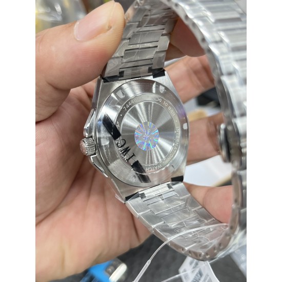 IWC-Ingeniuer Automatic 40mm SS/SS Patterned White Dial V7F A2892