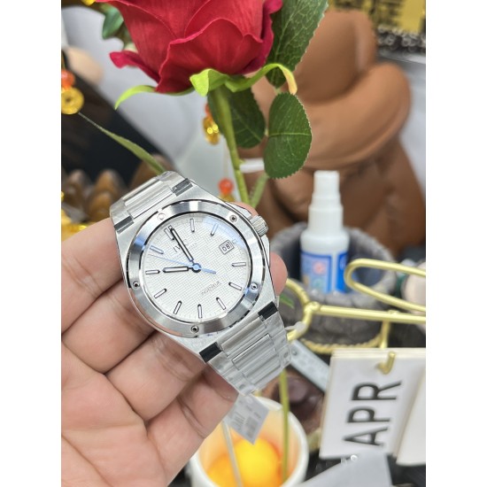 IWC-Ingeniuer Automatic 40mm SS/SS Patterned White Dial V7F A2892