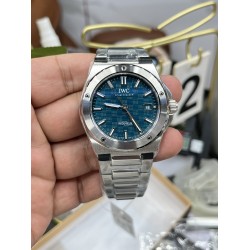 IWC-Ingeniuer Automatic 40mm SS/SS Patterned Blue Dial V7F A2892
