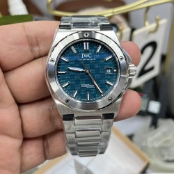 IWC-Ingeniuer Automatic 40mm SS/SS Patterned Blue Dial V7F A2892