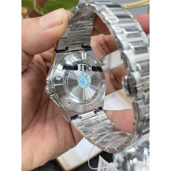 IWC-Ingeniuer Automatic 40mm SS/SS Patterned Blue Dial V7F A2892